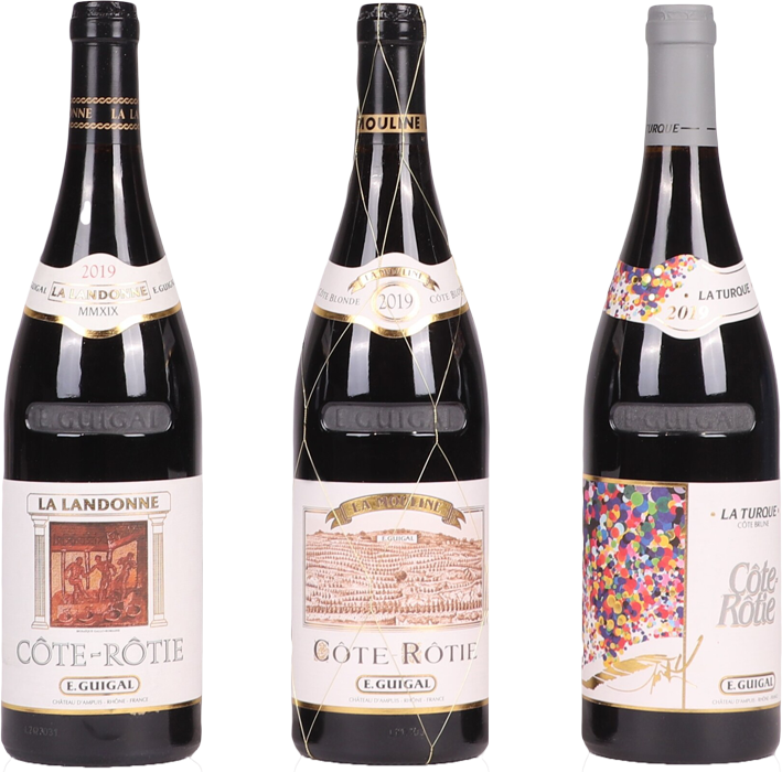 E. Guigal - Trilogie (Mouline 2019, Landonne 2019, Turque 2019)