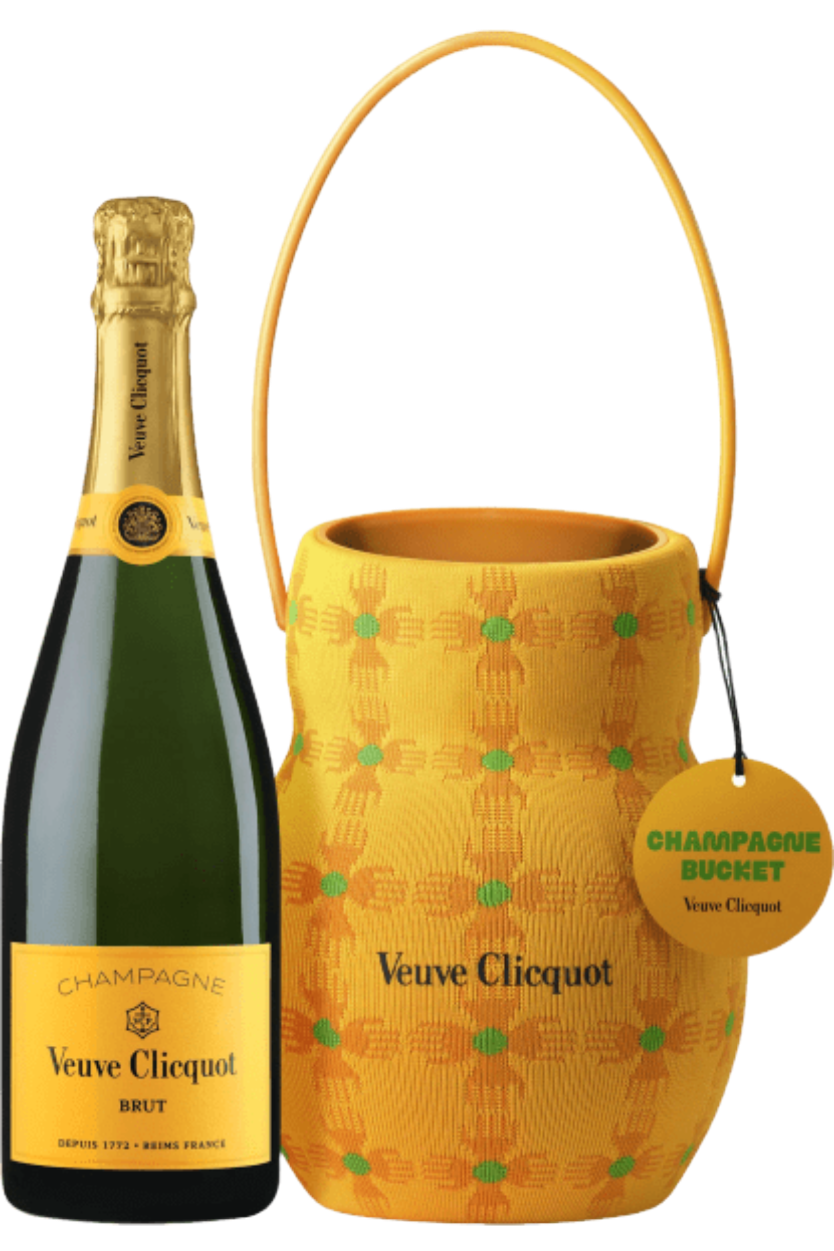 Sun Holder (seau à glace) - Edition Limitée Yinka Illory Veuve Clicquot Brut Carte Jaune