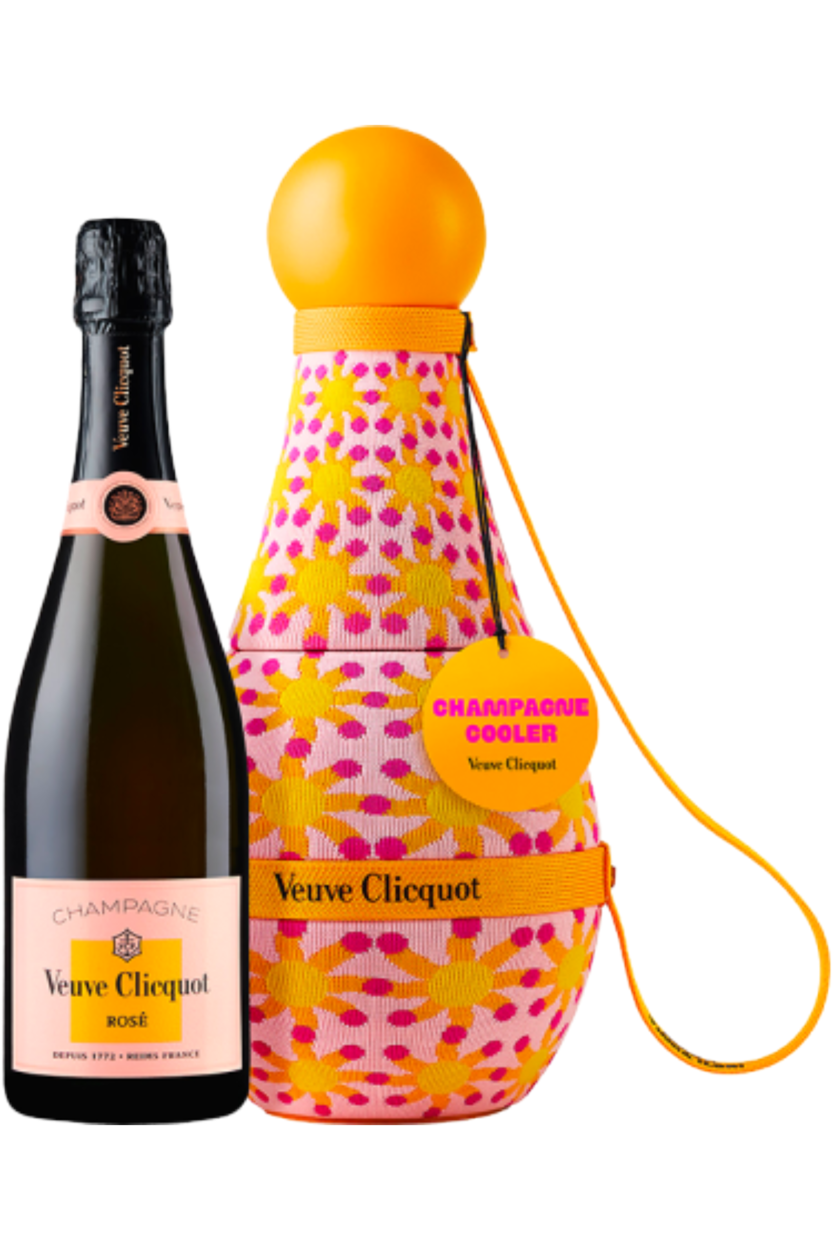 Sun Totem rosé - Edition Limitée Yinka Illory Veuve Clicquot Rosé Carte Jaune